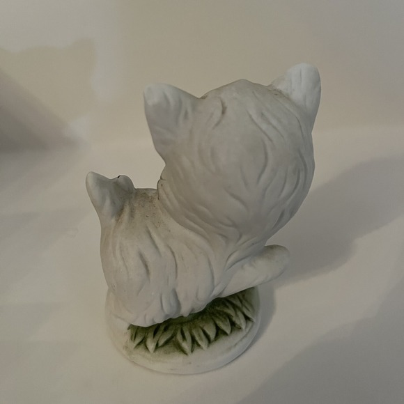 Vintage Set Of 3 Cat Bear Dog Figurines sculpture gift decor anthropomorphic - Picture 8 of 8